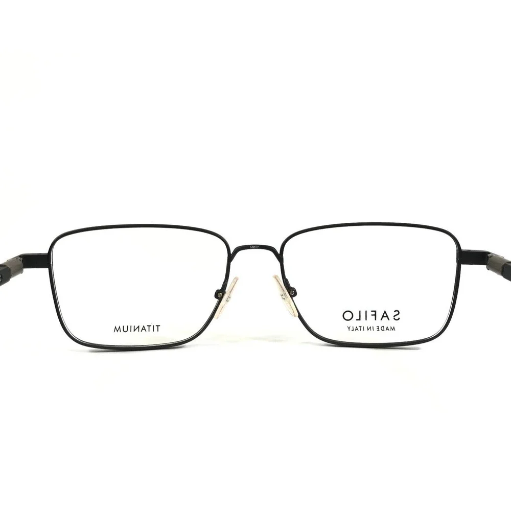 Safilo Eyeglasses Frames REGISTRO 04 PJP Matte Black Titanium 55-17-145